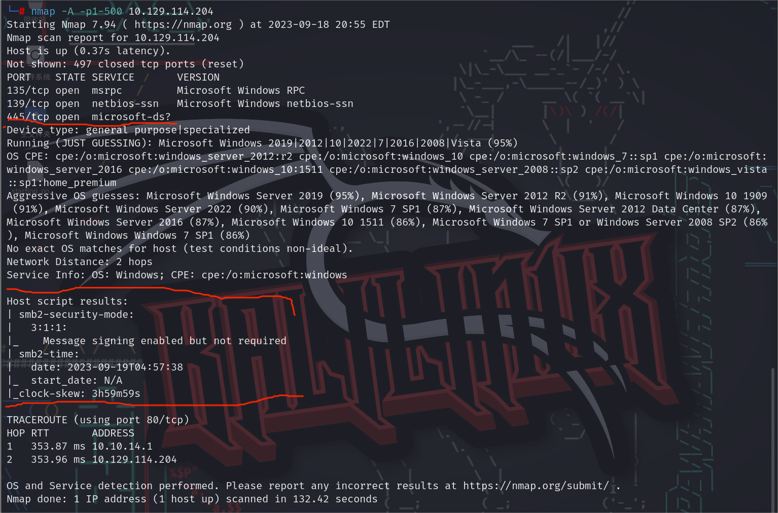 Dancing-nmap